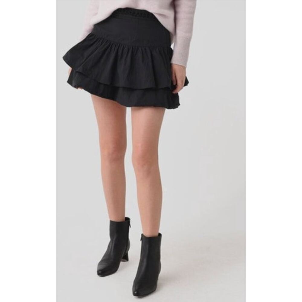 NWOT Womens RHODE Elinor Black Skirt Size XS